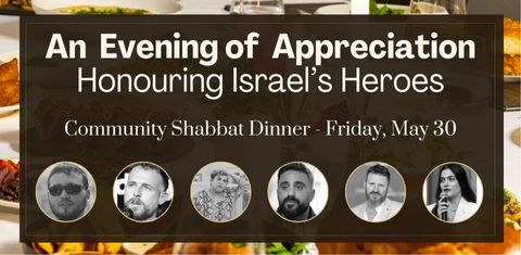 1 Shabbat Dinner with our Wounded Heroes